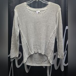 Alya Oatmeal Color Knit Top